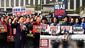 여야, 헌법재판소 앞서 '탄핵 찬반' 여론전 펼친다