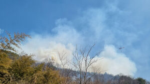 옥천 야산서 난 불 인근 영동으로 번져&hellip;'산불 1단계' 발령