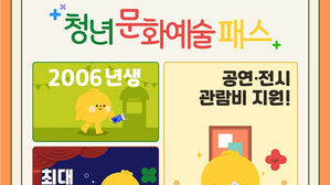 '청년 문화예술패스', 16일 만에 발급률 50% 돌파