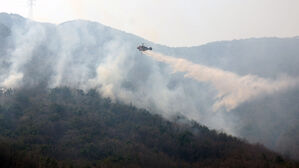 군, 산불 진화 현장에 장병 1천350명·헬기 35대 투입