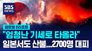 [글로벌D리포트] 일본 두 지역서 산불&hellip;2천700여 명 피난