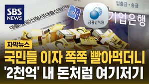 [자막뉴스] 국민들 이자 쪽쪽 빨아먹더니&hellip;'2천억' 내 돈처럼 여기저기