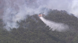 산청 산불, 지리산국립공원 안까지 번져&hellip;구곡산 능선 넘어