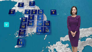 오후까지 중부 비&middot;눈&hellip;동쪽 지역 중심으로 대기 건조