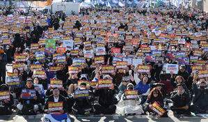야5당 장외집회 "탄핵인용땐 '이재명 대통령 시대'&hellip;기각 땐 제2계엄"