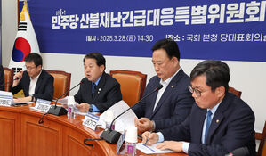 민주당 "피해복귀 지원 재해법안 정비&hellip;'방화' 가짜뉴스 유포 16명 고발"