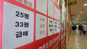 서울의 강남 3구와 용산구에 대한 토지거래허가구역(토허제) 적용을 하루 앞둔 23일 서울 송파구의 한 부동산 중개업소에 매물 급매 안내문이 붙어 있다.