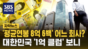 [자막뉴스] '평균 연봉 8억 6백' 어디? 억대 연봉 늘고 격차 커졌다