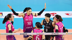 기뻐하는 흥국생명(사진=연합뉴스)