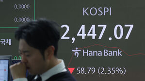 트럼프 관세 폭탄에 코스피 2.7% 급락&hellip;2,430선 출발