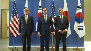 한미일 외교장관회의(사진=AP, 연합뉴스)