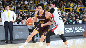 LG 타마요의 돌파(사진=KBL 제공, 연합뉴스)