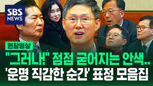 [영상] 조목조목 '탄핵' 향하자 '운명을 직감한 표정들'...'윤석열 전원일치 파면' 심판정에서 포착된 장면들