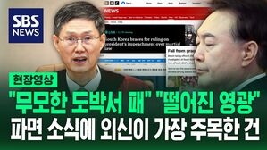 [영상] 긴급 '라이브' 창 띄우고 포털 검색어 1위도&hellip;헌재에 쏠린 세계의 눈