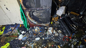 부천 주택 화재 (사진=부천소방서 제공, 연합뉴스)