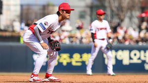 22일 오후 광주 기아챔피언스필드에서 열린 2025 프로야구 개막전 NC다이노스와 KIA타이거즈의 경기에 출전한 기아 김도영 (사진=KIA 타이거즈 제공, 연합뉴스)