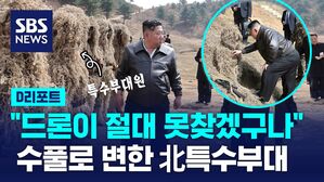[D리포트] 수풀로 위장한 북한군 특수부대&hellip;드론 공격 피하는 현대전 대응법?