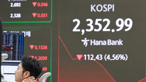 미 증시 폭락에&hellip;국내 상장 ETF 순자산 하루 만에 4.3조 증발