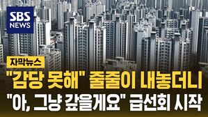 [자막뉴스] "감당 못해" 줄줄이 내놓더니&hellip;"아, 그냥 갚을게요" 급선회 시작