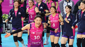 환호하는 김연경(사진=연합뉴스)