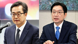 [단독] '비명계' 대선 주자 김동연&middot;김경수, 출마 앞두고 비공개 회동