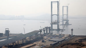 인천 제3연륙교 공사현장(사진=인천시 제공, 연합뉴스)