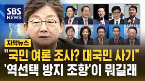 [자막뉴스] "국민 여론 조사? 대국민 사기" '역선택 방지 조항'이 뭐길래&hellip;국민의힘 시끌