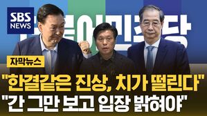 "한결같은 진상, 치가 떨린다&hellip;한덕수, 간 그만보고 입장 밝혀야" [자막뉴스]