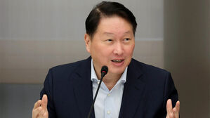 최태원 대한상공회의소 회장이 지난달 25일 서울 중구 대한상의회관에서 열린 취임 4주년 기념 기자간담회에서 발언하고 있다. (사진=대한상의 제공, 연합뉴스)