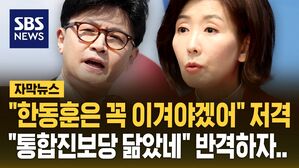 [자막뉴스] "한동훈만큼은 반드시 이겨야겠어" 나경원 저격&hellip;"닮을 게 없어서 통진당을 닮냐" 한동훈 반격