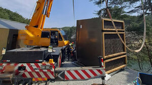 강릉 이동식 주택 공사 현장서 60대 컨테이너에 깔려 숨져