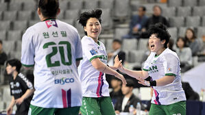 부산시설공단, 핸드볼 H리그 준PO서 짜릿한 역전승