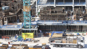 서울 시내의 한 건설 현장 모습