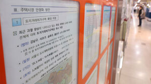 정부와 서울시가 강남 3구와 용산구 아파트 전체를 토지거래허가구역으로 지정한 지 일주일째인 지난달 30일 서울 송파구 잠실 한 부동산 중개업소에 주택시장 안정화 방안 브리핑 자료가 붙어있다.