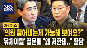 "의원 끌어내는게 가능해 보여요?"&hellip;'유체이탈' 질문에 "그걸 왜 저한테.." 황당 [자막뉴스]