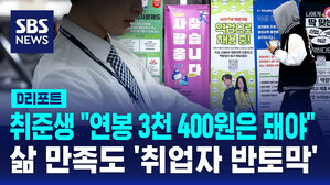 [D리포트] 취준생 "최소 희망연봉 3천468만 원"&hellip;삶 만족도는 '취업자 반토막'
