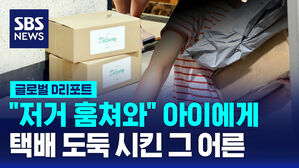 [글로벌D리포트] "저거 훔쳐 와" 아이에게 택배 도둑 시킨 어른