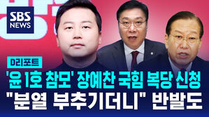 [D리포트] '윤 1호 참모' 장예찬 국힘 복당 신청&hellip;"분열 부추기더니" 반발도