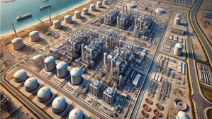 '팀 코리아'가 지난해 수주한 카타르 담수복합발전 플랜트 조감도 (사진=한국해외인프라도시개발지원공사 제공, 연합뉴스)