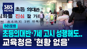 [D리포트] 초등의대반&middot;7세 고시 성행해도&hellip;교육청은 '현황 없음'
