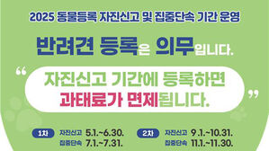"반려견 등록하세요"&hellip;농식품부, 내달부터 자진 신고기간 운영