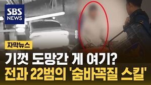 [자막뉴스] 기껏 도망간 게 여기?&hellip;전과 22범의 '숨바꼭질 스킬'
