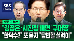[바로이뉴스] "김정은&middot;시진핑 빼면 '구대명' 뿐이지" 날 세운 김문수, "한덕수?" 또 묻자 "답변할 실력이"
