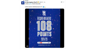 버밍엄, 블랙풀 꺾고 시즌 승점 108&hellip;잉글랜드 프로축구 최다 승점 신기록