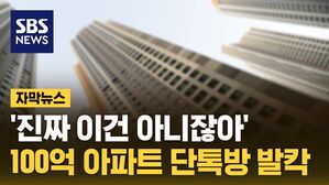 자막 100억 아파트
