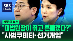[바로이뉴스] "대법원장이 쥐고 흔들겠다?...사법쿠데타&middot;선거개입" 민주당 첫 선대위 회의