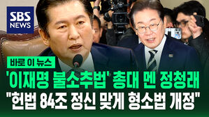 [바로이뉴스] '대통령 불소추법' 총대 멘 정청래, 법사위 정회 직전 "헌법 84조 정신 맞게 형소법 개정"