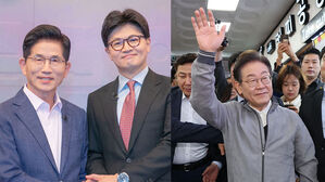 김문수,한동훈/이재명