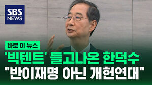 '빅텐트' 들고나온 한덕수 "반이재명 아닌 개헌연대"