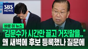 [바로이뉴스] "김문수는 시간만 끌고 단일화 무산시켜" 권영세 기자회견&hellip;"왜 새벽에 후보 등록했나" 질문에
